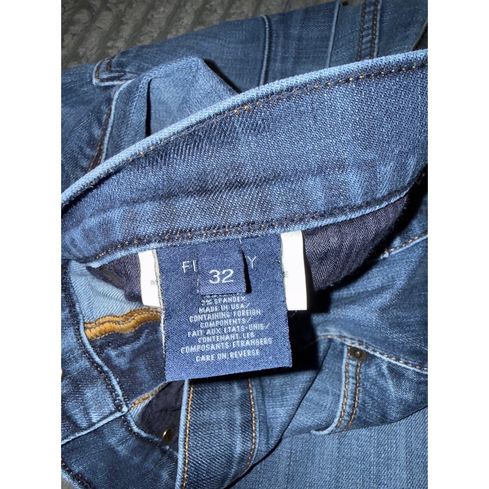 Fidelity Denim Jeans Mens 32x34Impala Blue - Picture 7 of 7